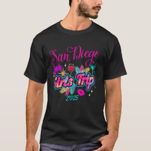 Camiseta Viagem de Meninas San Diego 2025 Fim de Semana Fem