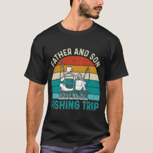 Camiseta Viagem de pesca do pai e do filho