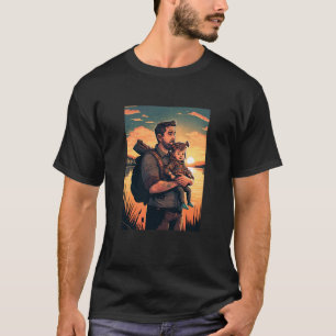 Camiseta Viagem de pesca no lago Pai e filho aventura no la