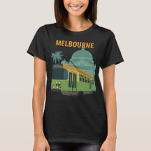 Viagem de pôr do sol no bonde de Melbourne