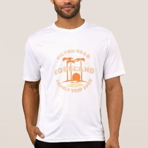 Camiseta Viagem de praia para personalização do T-Shirt