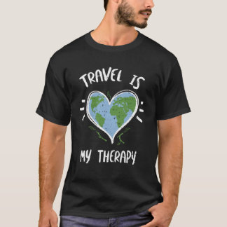 Camiseta Viagem de Proteção Ambiental É Meu Ouvido Terapêut