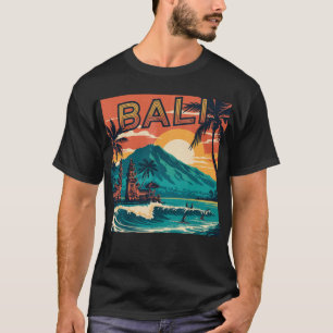 Camiseta Viagem de Retro Bali - Soquetes para Oceanos de Pr