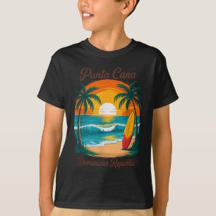 Camiseta Viagem de Sunset Beach Punta Cana Dominican Re