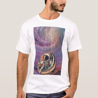 Camiseta Viagem de T-Shirt Espacial Dreamer