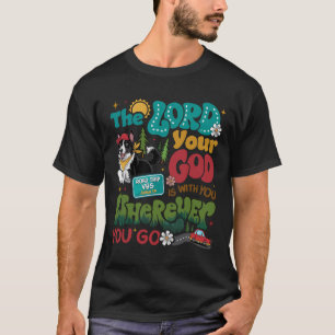 Camiseta Viagem de Vbs Na Estrada Com Deus 2025 Adolescente