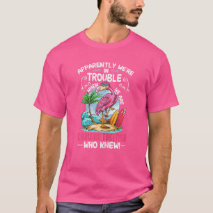 Camiseta Viagem de Verão das Meninas Flamingo Feminino Quan