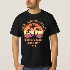 Camiseta Viagem de Verão de Reunião da Família Personalizad