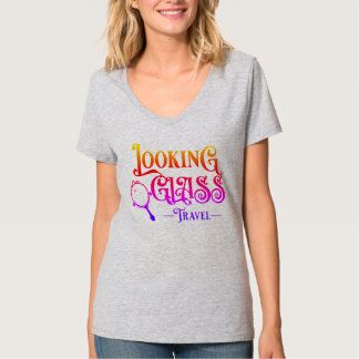 Camiseta Viagem de vidro com aspecto oficial