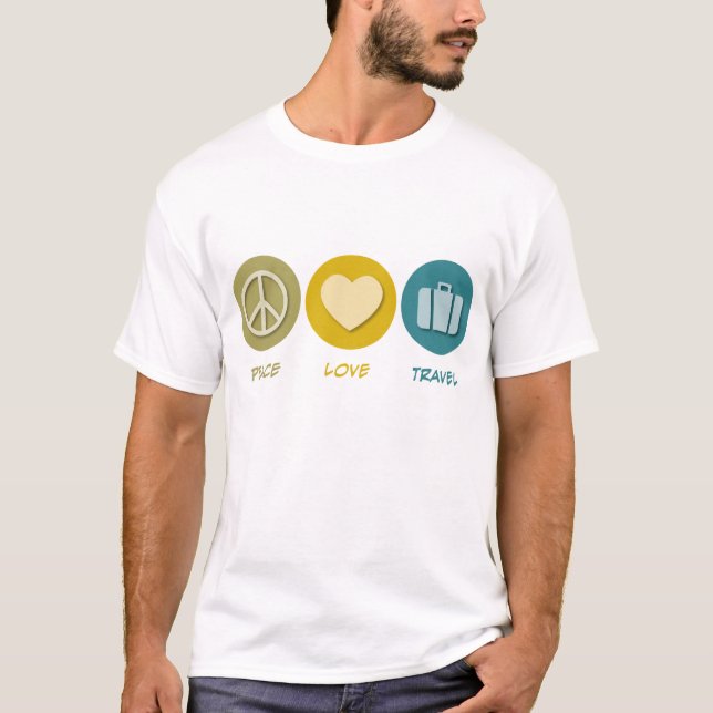 Camiseta Viagem do amor da paz (Frente)