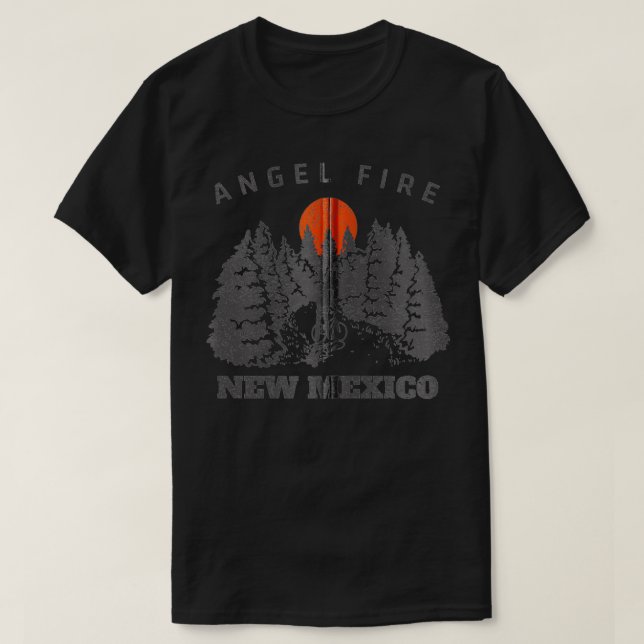 Camiseta Viagem do Anjo Fire New Meico Mountain Biking (Frente do Design)