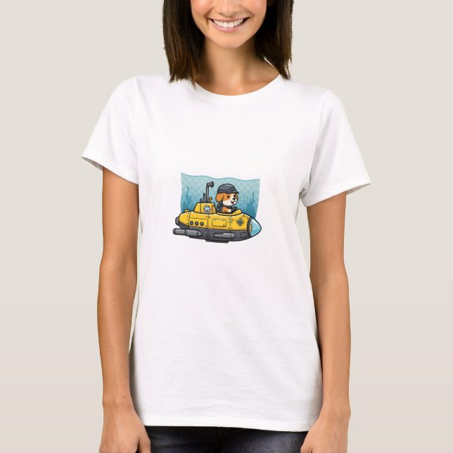 Camiseta Viagem do Cachorro do Oceano (Frente)