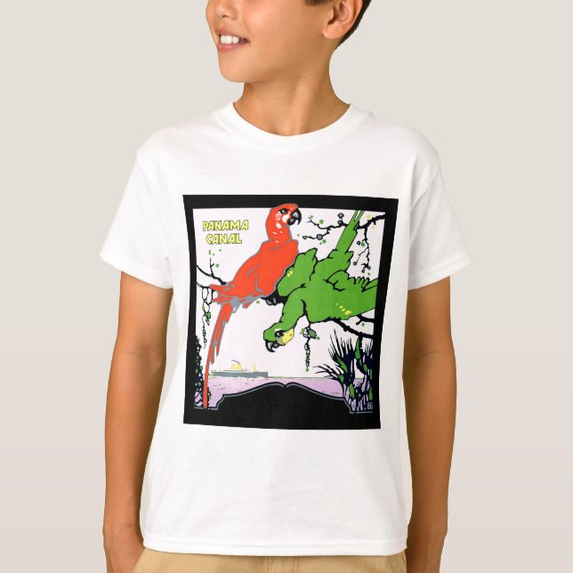 Camiseta Viagem do Canal do Panamá Vintage (Frente)