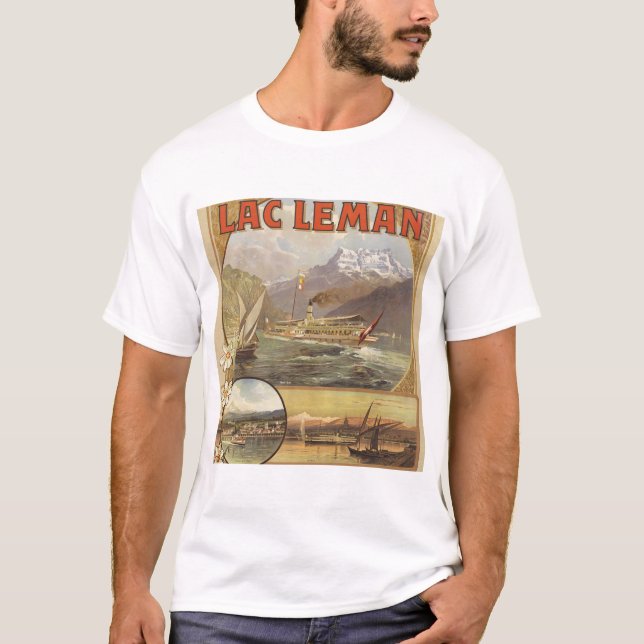 Camiseta Viagem do Lago Genebra (Frente)