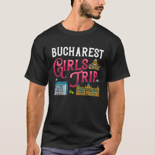Camiseta Viagem do mapa da linha do horizonte de Bukste na