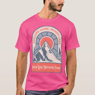 Camiseta Viagem do Parque Nacional da Cratera Lake Adventur