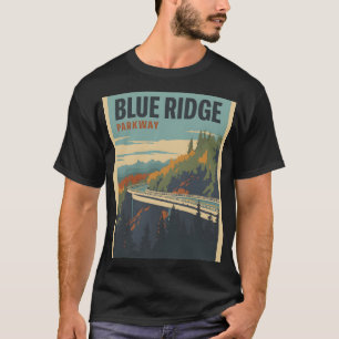 Camiseta Viagem do Parque Nacional de Ridge Azul
