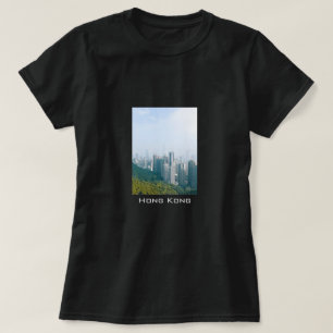Camiseta viagem do pico de Hong Kong