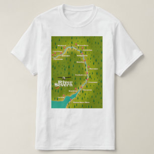 Camiseta Viagem do River Severn Wales England