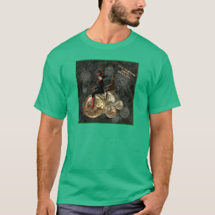 Camiseta Viagem do tempo do Steampunk, peido do relógio