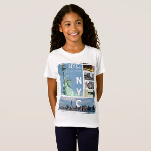 Camiseta viagem dos EUA manhattan do nyc de New York