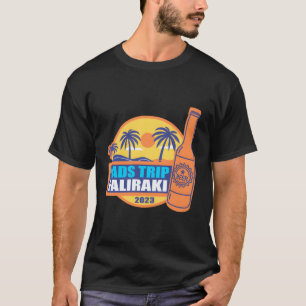 Camiseta Viagem dos Rapazes Faliraki 2023 Rhodes Estudantes