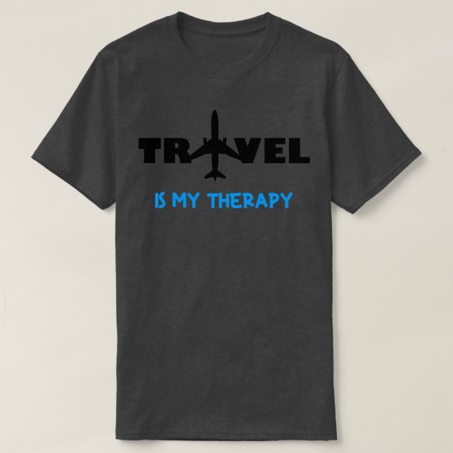 Camiseta Viagem é a minha viagem de piloto de Viagem de ter (Frente do Design)
