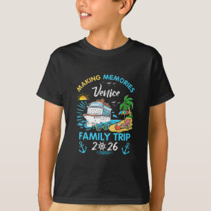 Camiseta Viagem em Família a Veneza 2026 Férias Fazendo Mem