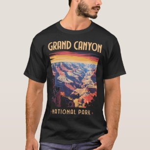 Camiseta Viagem em Família Vintage Parque Nacional do Grand