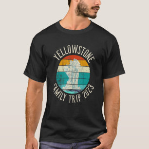 Camiseta Viagem em Família YELLOWSTONE 2023 Gêiser