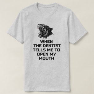 Camiseta Viagem engraçada ao dentista