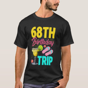 Camiseta Viagem engraçada de 68º aniversário Amantes de mar