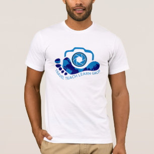 Camiseta viagem ensina a aprender a crescer