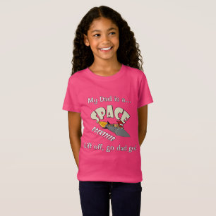 Camiseta Viagem espacial de um foguetão