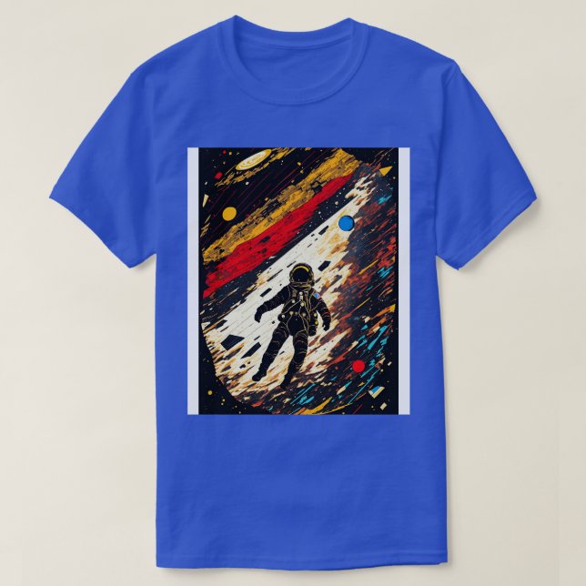 Camiseta Viagem Espacial Destruída 7 (Frente do Design)