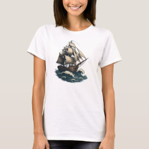 Camiseta Viagem eterno - Sonhos de Navegação Vintage