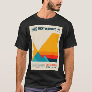 Camiseta Viagem excelente Art do Parque Nacional do Enfumaç
