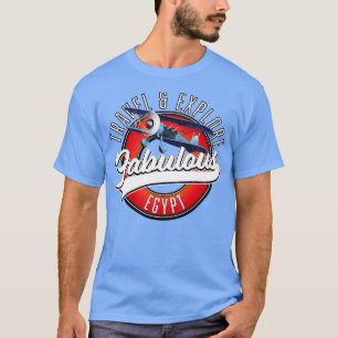 Camiseta viagem explorar o fabuloso Egito