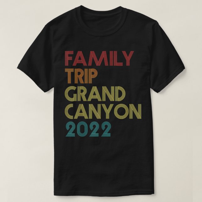 Camiseta Viagem Familiar 2022 Férias Grand Canyon Vindas Vi (Frente do Design)