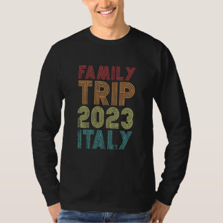 Camiseta Viagem Familiar 2023 Itália Férias Correspondentes