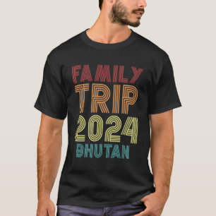 Camiseta Viagem Familiar 2024 Férias no Butão