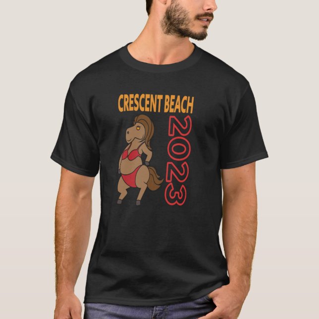 Camiseta Viagem Familiar Crescent Beach 2023 (Frente)