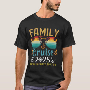 Camiseta Viagem Familiar De Cruzeiros Por Navio De Cruzeiro