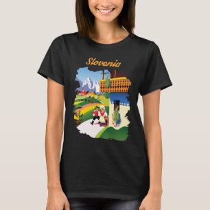 Camiseta Viagem Folclórica Tradicional nos Alpes da Eslovên