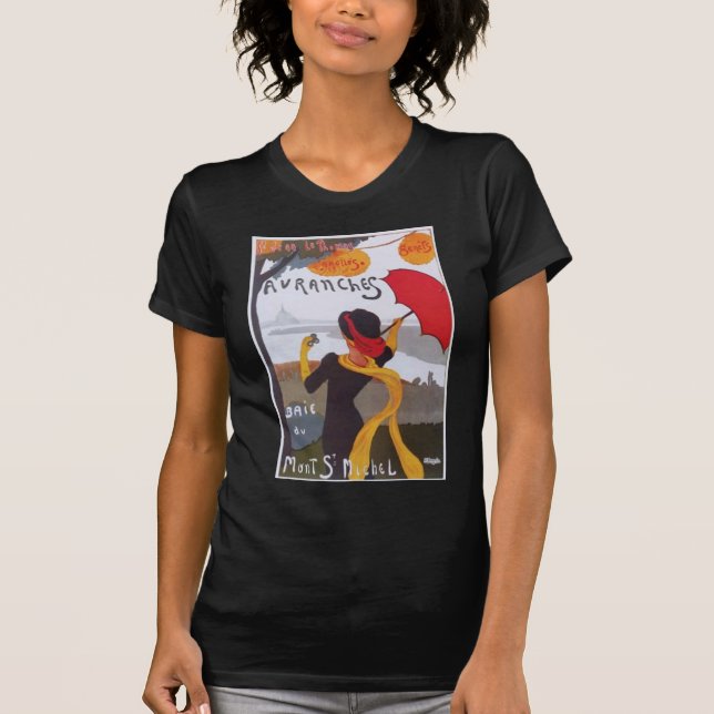 Camiseta Viagem francês Vintage Ad 1910 (Frente)