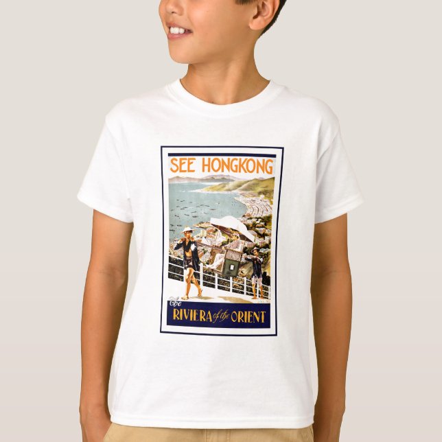 Camiseta Viagem Hong Kong Riviera do Oriente (Frente)