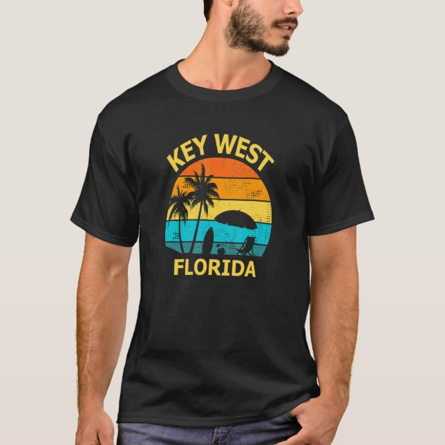 Camiseta Viagem Key West Florida Vacation Souvenir (Frente)