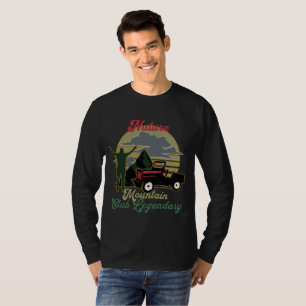 Camiseta Viagem legal de campfire em montanha