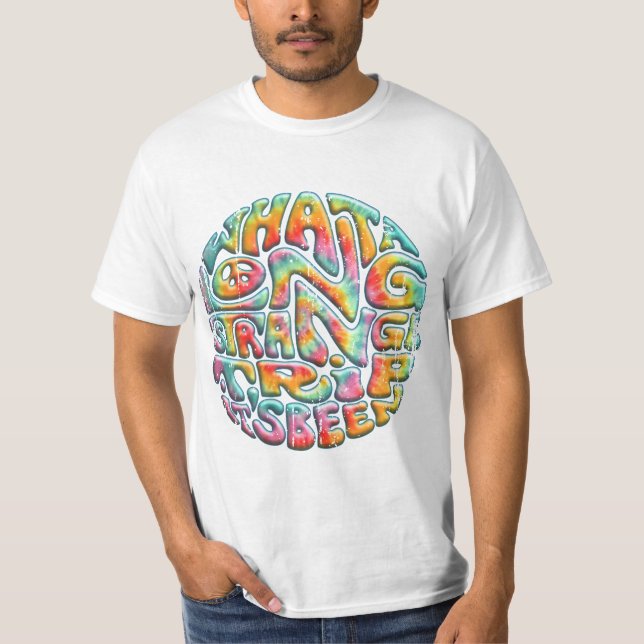 Camiseta Viagem longa, estranha (Frente)