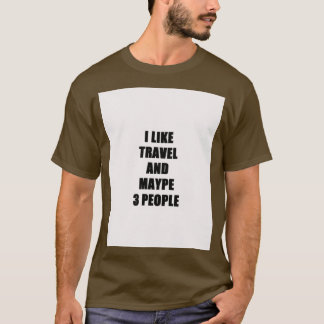 Camiseta viagem Lover Engraçado Ideia De Presente Eu Gosto
